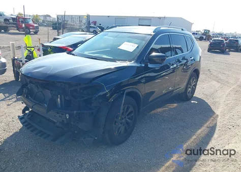 2016 Nissan Rogue Sl из США, поврежденный, VIN 5N1AT2MV3GC807775